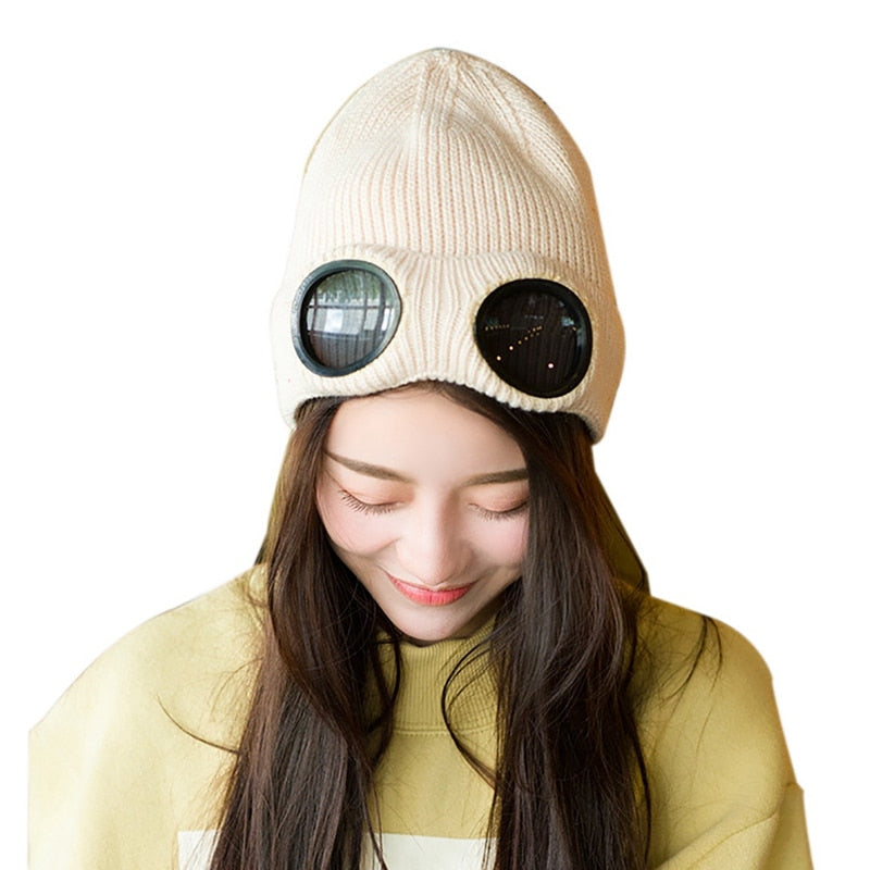 Sports Hiking Ski Cap Unisex Wool Knitted - Happy Health Star