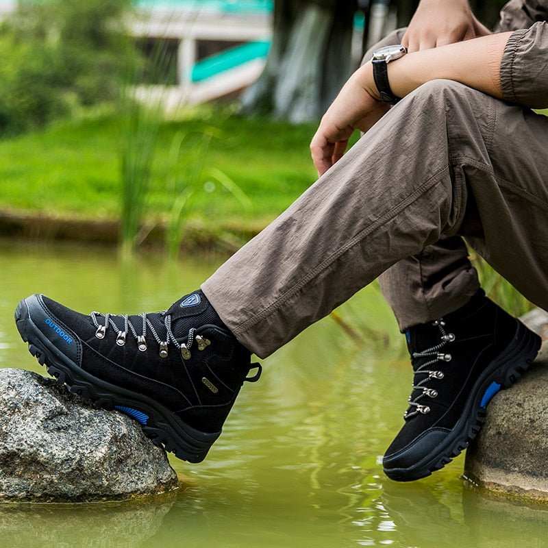 Leather Hiking Hunting Boots  