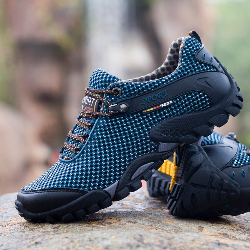 Lycra Sneakers Camping Sports Shoes                                   
