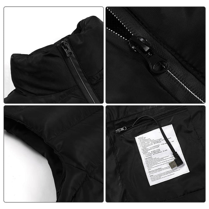 USB Heating Hiking Vest Jacket Flexible - Happy Health Star