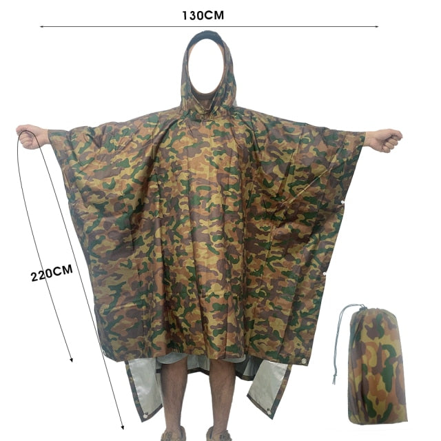3 In 1 Military Waterproof Rain coat for Men and Women - Happy Health Star