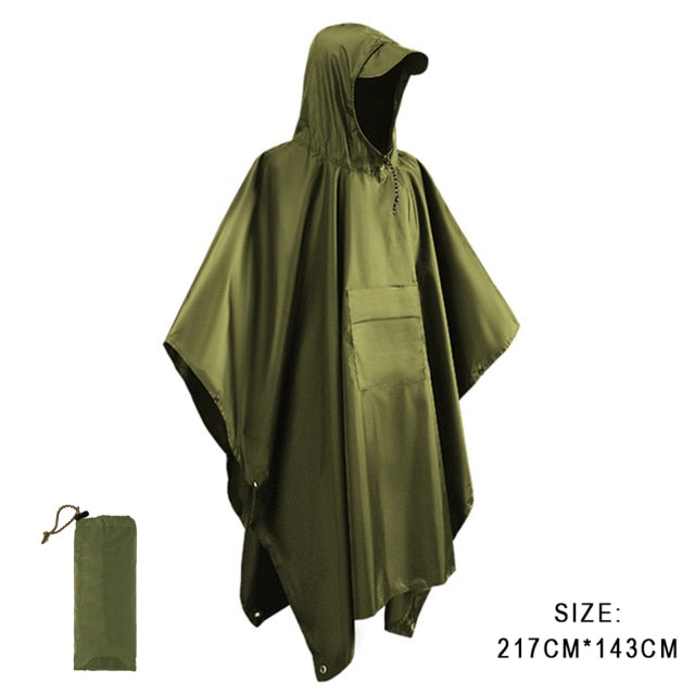 3 In 1 Military Waterproof Rain coat for Men and Women - Happy Health Star